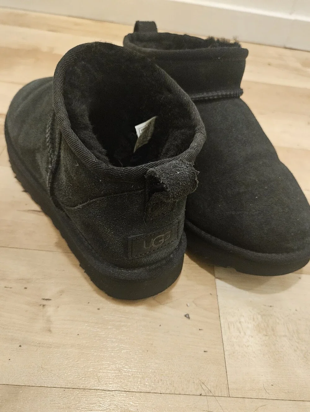 UGG Ultra Mini Black Boot 8